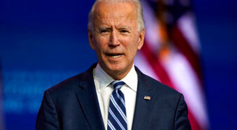Joe Biden speaks Tuesday, Nov. 10, 2020, at The Queen theater in Wilmington, Del. (AP Photo/Carolyn Kaster) Joe Biden speaks Tuesday, Nov. 10, 2020, at The Queen theater in Wilmington, Del. (AP Photo/Carolyn Kaster)
