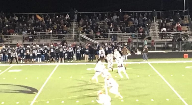 A High School Football game is played at Huguenot High School in November 2018. (Matt Demlein, WRVA)