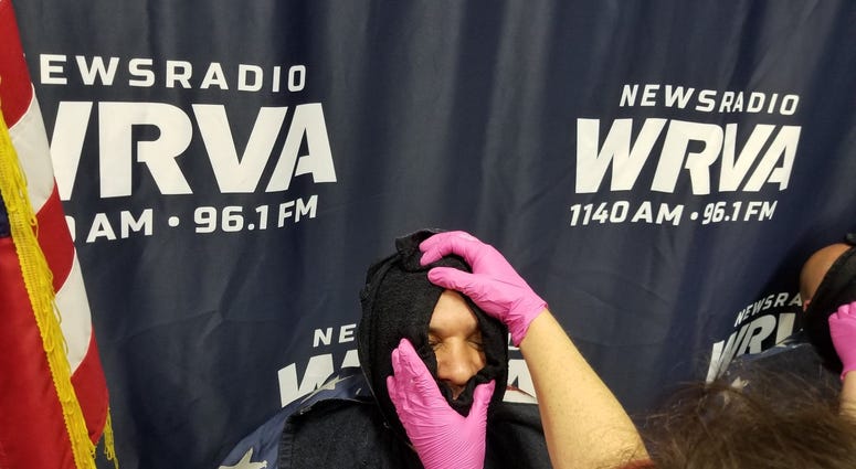 Lt. Mehfoud hot towel