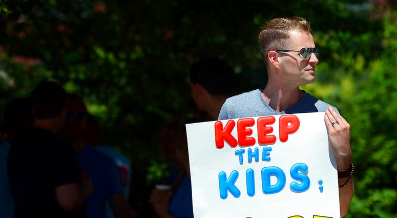 Immigration Protester