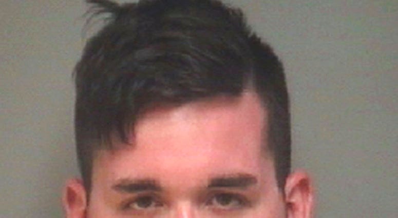 FILE - This undated file photo provided by the Albemarle-Charlottesville Regional Jail shows James Alex Fields Jr., accused of plowing a car into a crowd of people protesting a white nationalist rally in Charlottesville, Va., killing a woman and injuring