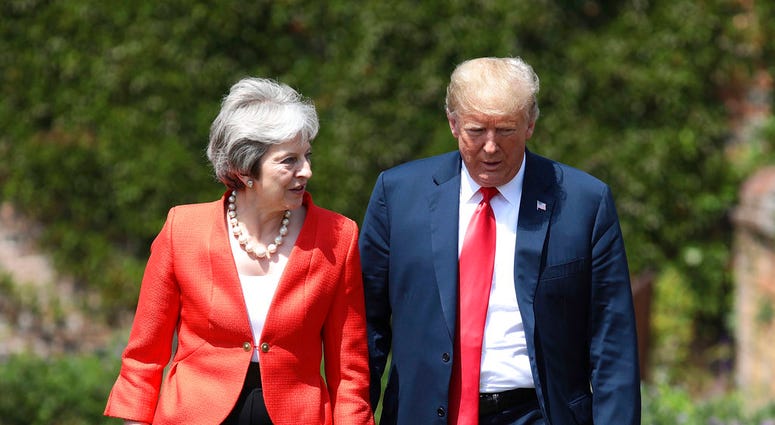 Theresa May & Donald Trump