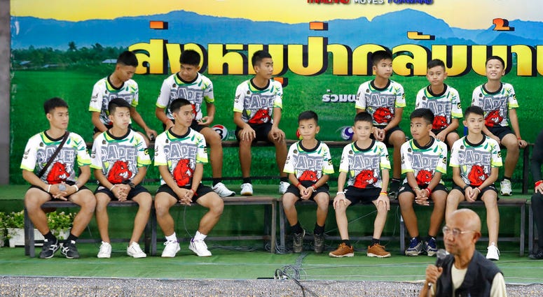 12 Thai Boys & Soccer Coach