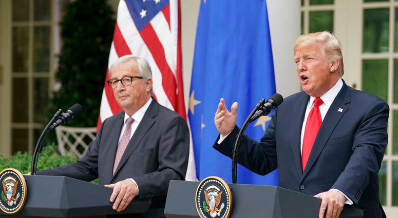 President Trump & EU President Junker