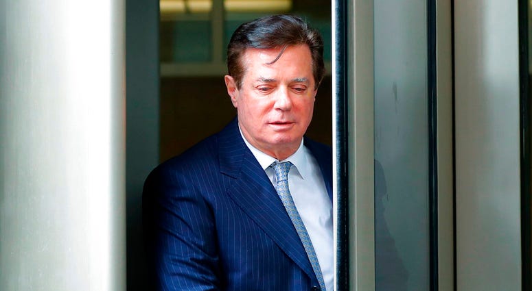In this Feb. 14, 2018, file photo, Paul Manafort leaves the federal courthouse in Washington. (AP Photo/Pablo Martinez Monsivais, File)