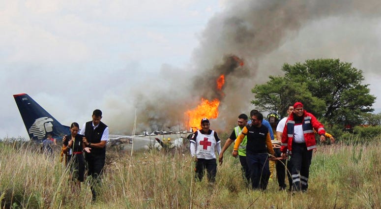 Aeromexico jet crash in Durango, Mexico