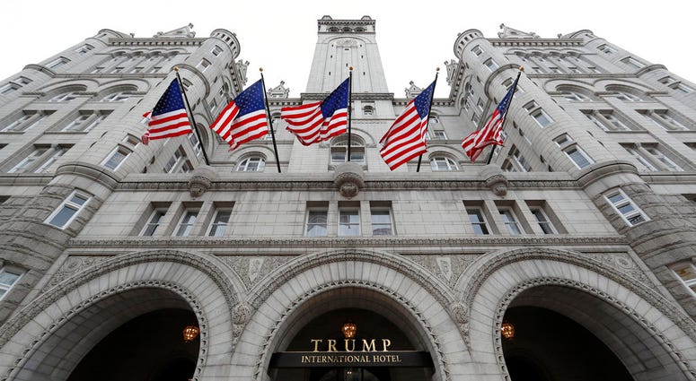 This Dec. 21, 2016 file photo shows the Trump International Hotel at 1100 Pennsylvania Avenue NW, in Washington.