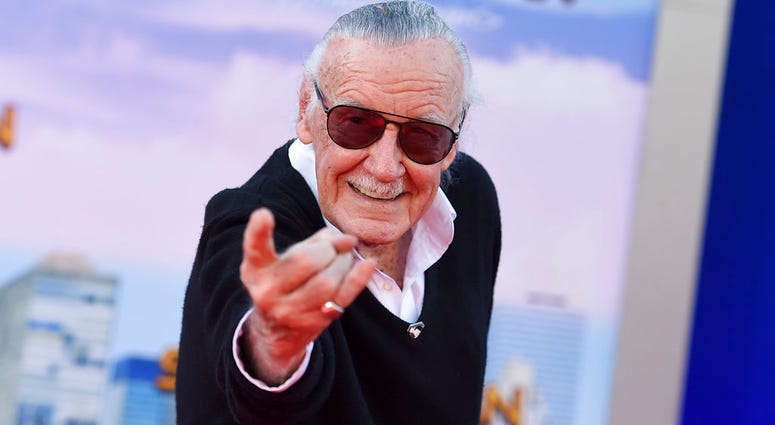 In this June 28, 2017 file photo, Stan Lee arrives at the Los Angeles premiere of "Spider-Man: Homecoming" at the TCL Chinese Theatre. (Photo by Jordan Strauss/Invision/AP, File)
