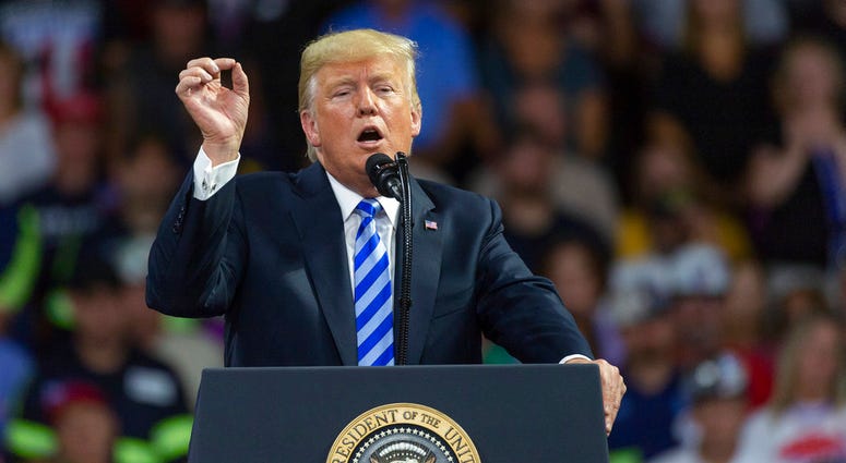 President Trump at West Virginia rally