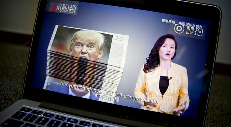 Chinese coverage of trade war