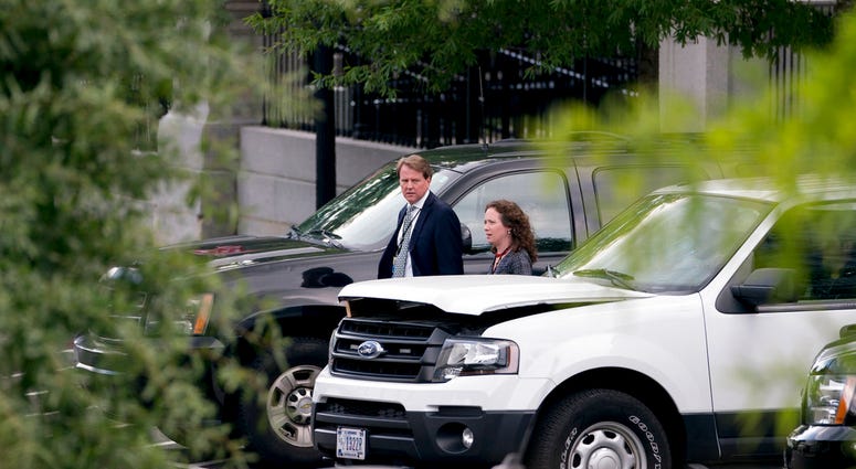 White House counsel Don McGahn walks towards the West Wing of the White House, Wednesday, Aug. 29, 2018, in Washington. (AP Photo/Andrew Harnik) White House counsel Don McGahn walks towards the West Wing of the White House, Wednesday, Aug. 29, 2018, in Washington. (AP Photo/Andrew Harnik)