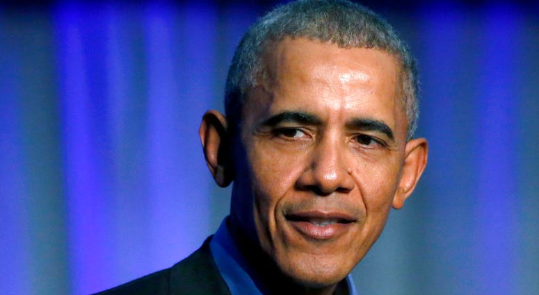 In this Dec. 5, 2017, file photo, former President Barack Obama speaks in Chicago. (AP Photo/Charles Rex Arbogast, File)