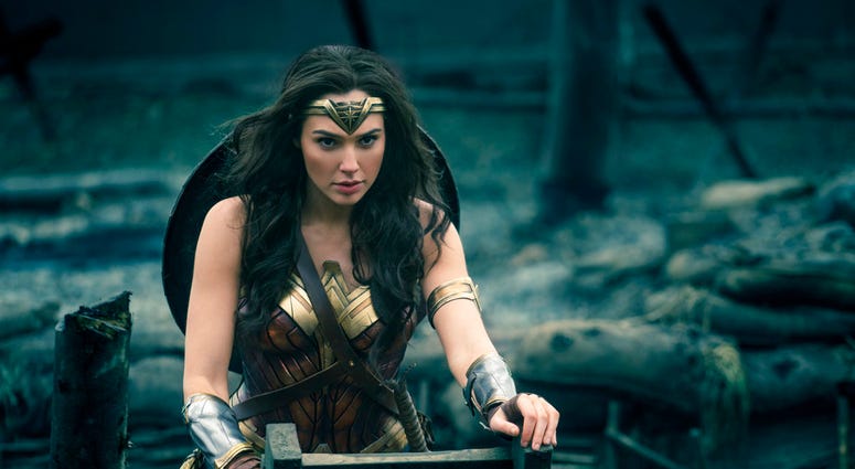 This image released by Warner Bros. Entertainment shows Gal Gadot in a scene from "Wonder Woman." Warner Bros. announced Monday that “Wonder Woman 1984” will now open on June 5, 2020