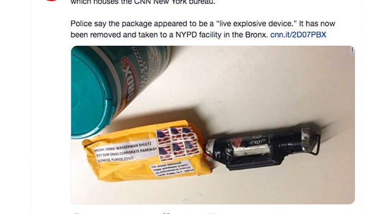 Bomb package delivered to CNN