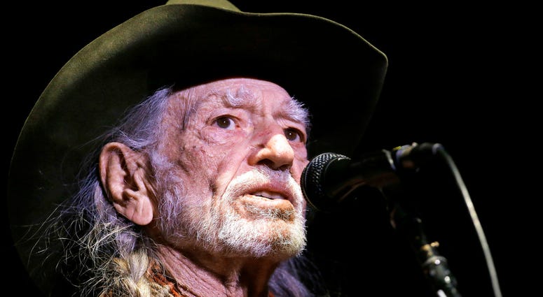 In this Jan. 7, 2017, file photo, Willie Nelson performs in Nashville, Tenn