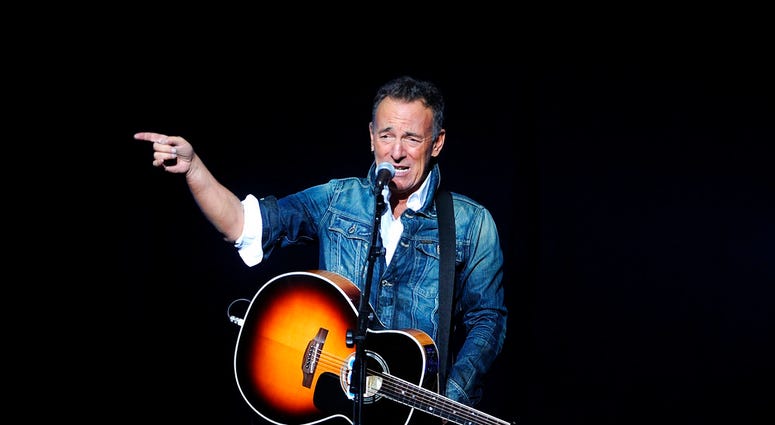 Bruce Springsteen performs at the 12th annual Stand Up For Heroes benefit concert at the Hulu Theater at Madison Square Garden on Monday, Nov. 5, 2018, in New York.