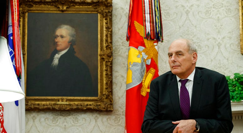 White House chief of staff John Kelly