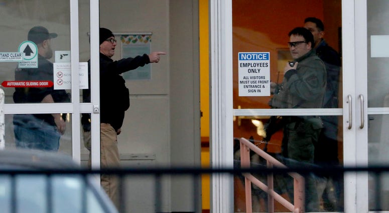 Police inside Mercy Hosptial