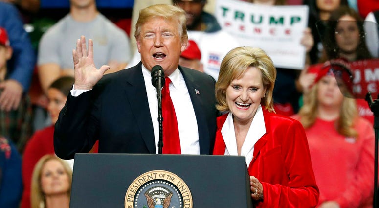 President Trump and Cindy Hyde-Smith