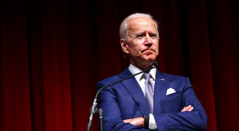 Keynote speaker former Vice President Joe Biden speaks during the UNLV William S. Boyd School of Law 20th Anniversary Gala at the Bellagio Casino.(Yasmina Chavez/Las Vegas Sun via AP) Keynote speaker former Vice President Joe Biden speaks during the UNLV William S. Boyd School of Law 20th Anniversary Gala at the Bellagio Casino.(Yasmina Chavez/Las Vegas Sun via AP)