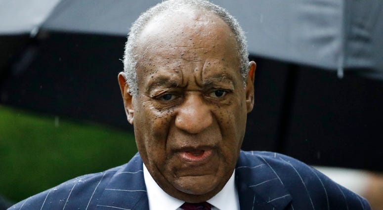 In this Sept. 25, 2018, file photo, Bill Cosby arrives for his sentencing hearing at the Montgomery County Courthouse in Norristown Pa.