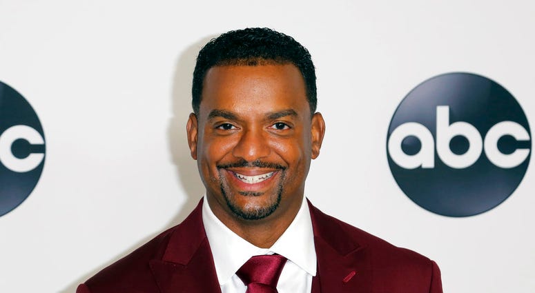 In this Aug. 7, 2018 file photo, Alfonso Ribeiro arrives at the Disney/ABC 2018 Television Critics Association Summer Press Tour in Beverly Hills, Calif.