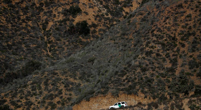 U.S, Border Control vehicle at Mexico border