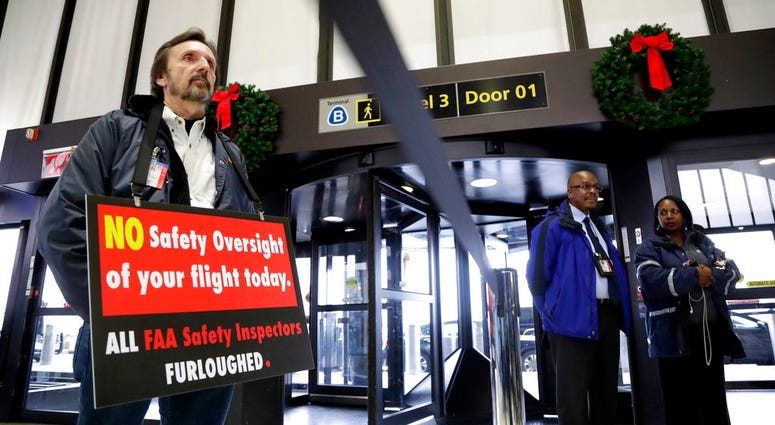 FAA worker who is not getting paid