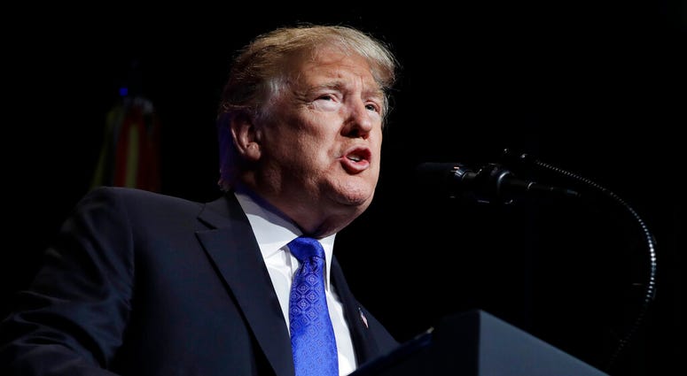 President Donald Trump speaks about American missile defense doctrine, Thursday, Jan 17, 2019, at the Pentagon.