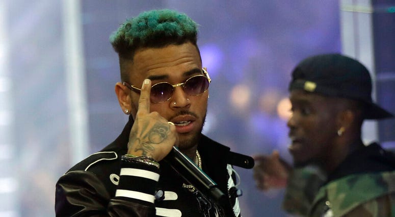 Singer Chris Brown