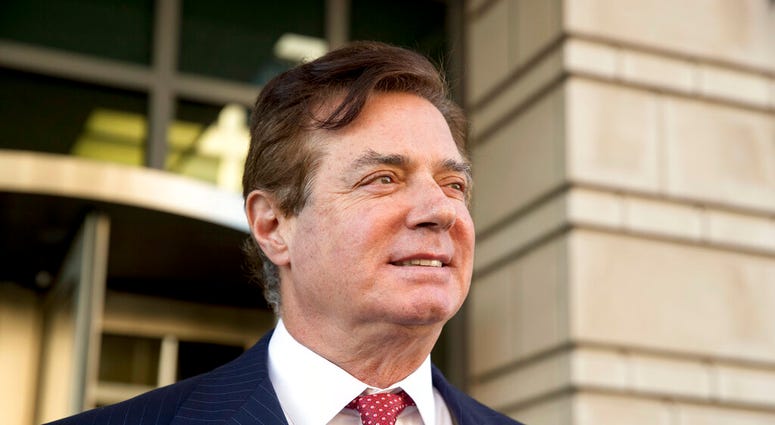 In this Thursday, Nov. 2, 2017, file photo, Paul Manafort, President Donald Trump's former campaign chairman, leaves Federal District Court, in Washington. (AP Photo/Andrew Harnik, File)