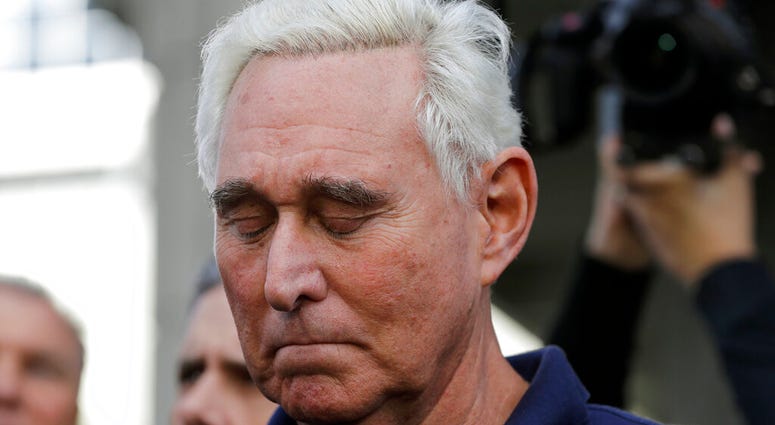 Roger Stone outside of court January 25, 2019