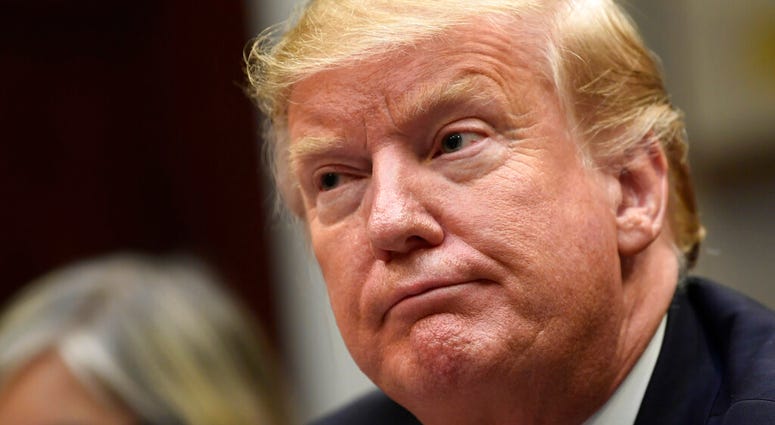 President Trump at the White House, Friday Jan 25, 2019