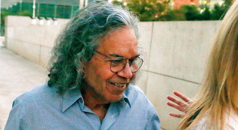In this Oct. 26, 2017 file photo, Insys Therapeutics founder John Kapoor leaves U.S. District Court in Phoenix.