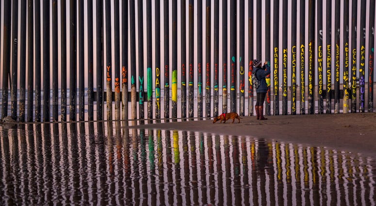 Border Wall near San Diego