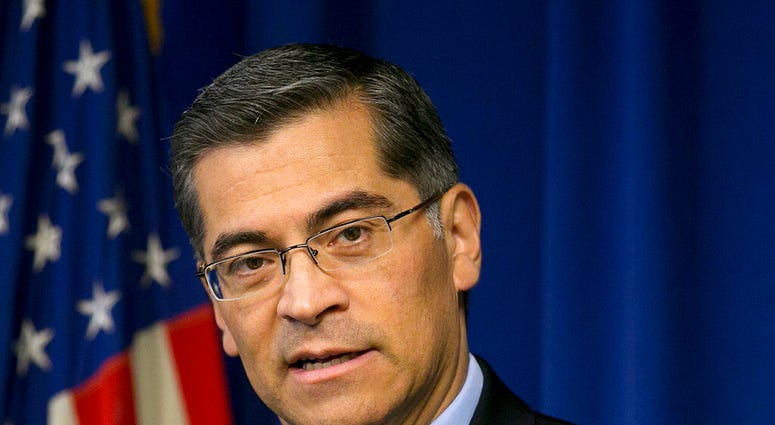 California Attorney General Xavier Becerra