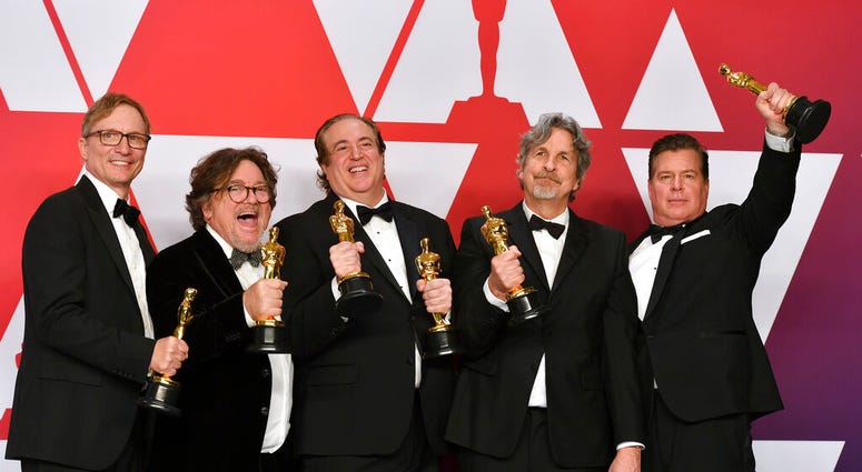 Green Book movie producers at Oscar Awards