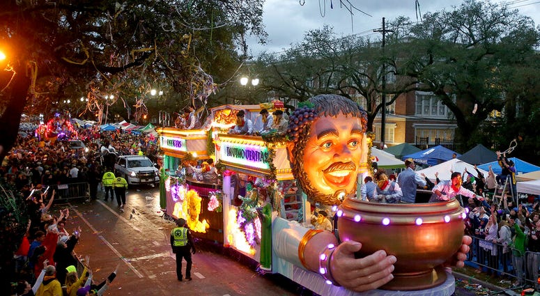Mardi Gras parade in New Orleans