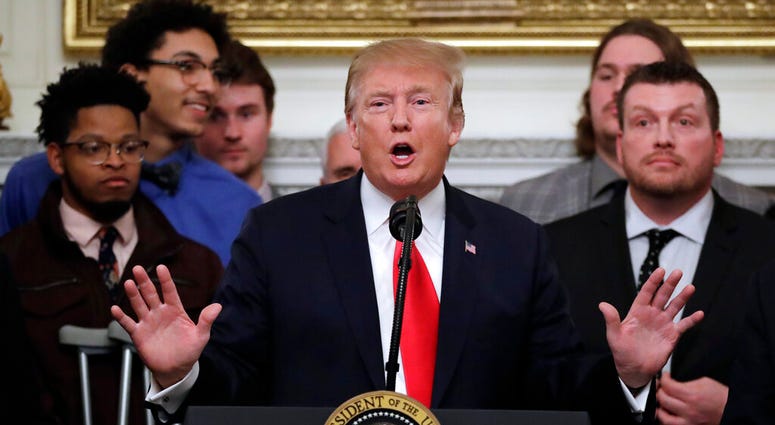 President Trump at the White House