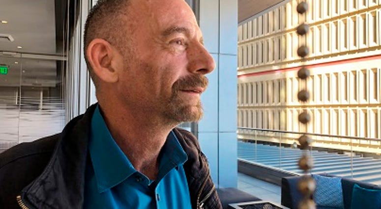 Timothy Ray Brown poses for a photograph, Monday, March 4, 2019, in Seattle. Brown, also known as the "Berlin patient," was the first person to be cured of HIV infection, more than a decade ago. (AP Photo/Manuel Valdes) Timothy Ray Brown poses for a photograph, Monday, March 4, 2019, in Seattle. Brown, also known as the "Berlin patient," was the first person to be cured of HIV infection, more than a decade ago. (AP Photo/Manuel Valdes)