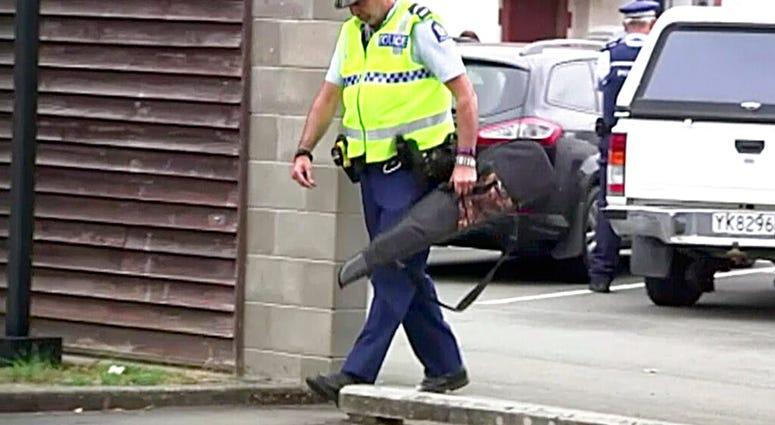 Police officer carrying gun turned in by a citizen