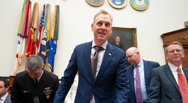 Acting Defense Secretary Patrick Shanahan and David Norquist, far right, the Defense Department's budget chief. (AP Photo/J. Scott Applewhite) Acting Defense Secretary Patrick Shanahan and David Norquist, far right, the Defense Department's budget chief. (AP Photo/J. Scott Applewhite)