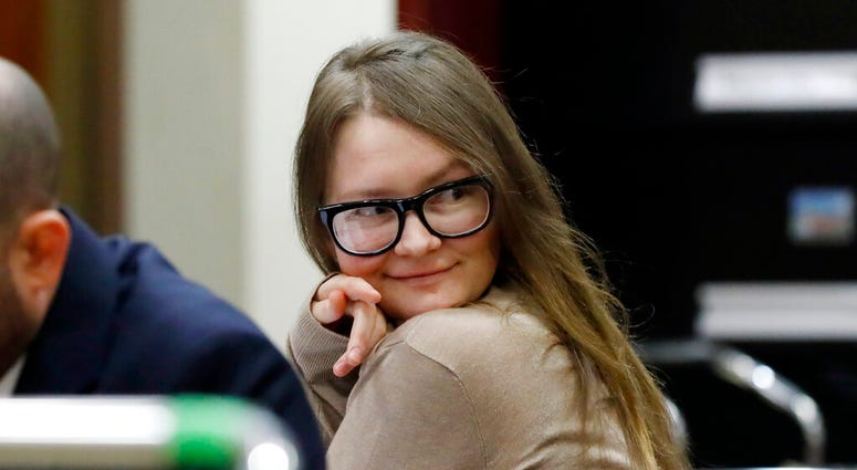 Anna Sorokin sits at the defense table in New York State Supreme Court, in New York, Wednesday, March 27, 2019. Sorokin, who claimed to be a German heiress, is on trial on grand larceny and theft of services charges. (AP Photo/Richard Drew) Anna Sorokin sits at the defense table in New York State Supreme Court, in New York, Wednesday, March 27, 2019. Sorokin, who claimed to be a German heiress, is on trial on grand larceny and theft of services charges. (AP Photo/Richard Drew)