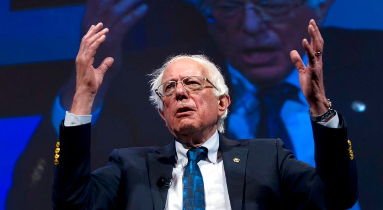 Presidential candidate Sen. Bernie Sanders of Vermont, speaks during the We the People Membership Summit. (AP Photo/Jose Luis Magana) Presidential candidate Sen. Bernie Sanders of Vermont, speaks during the We the People Membership Summit. (AP Photo/Jose Luis Magana)
