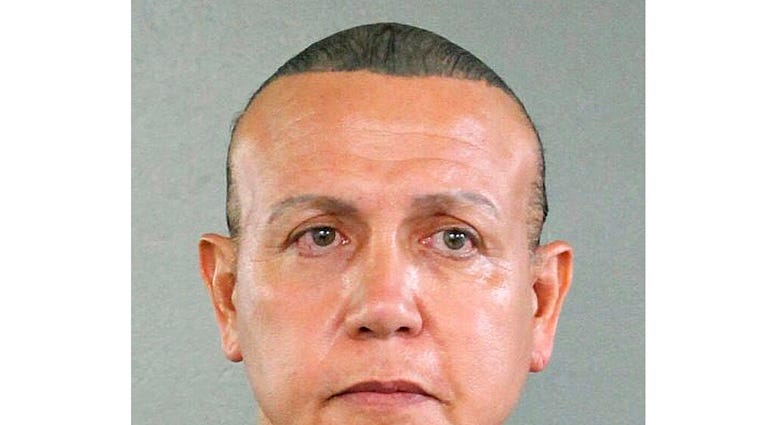 This Aug. 30, 2015, file photo released by the Broward County Sheriff's Office shows Cesar Sayoc in Miami. (Broward County Sheriff's Office via AP, File) This Aug. 30, 2015, file photo released by the Broward County Sheriff's Office shows Cesar Sayoc in Miami. (Broward County Sheriff's Office via AP, File)