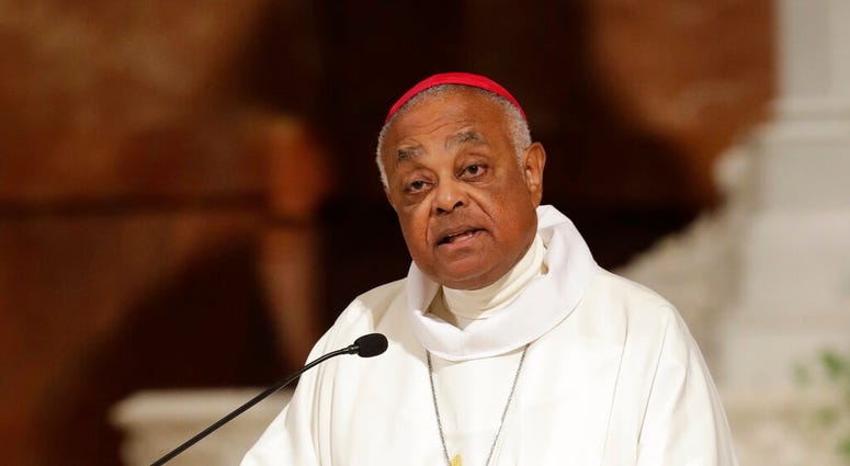 In this June 14, 2017 file photo, Archbishop Wilton D. Gregory speaks during a Mass to repent clergy sexual abuse and to pray for molestation victims, in Indianapolis. (AP Photo/Darron Cummings, file)