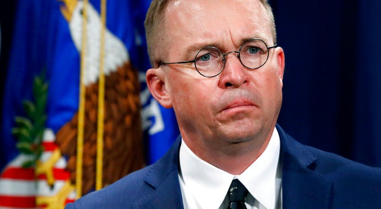 Mick Mulvaney in July 2018