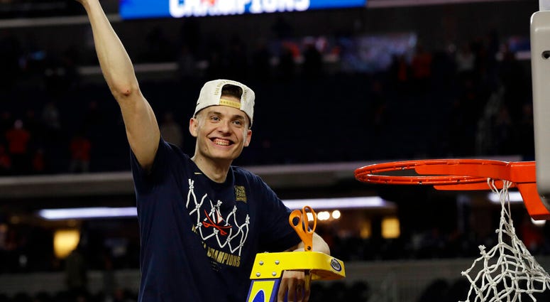Kyle Guy on court following win over Texas Tech