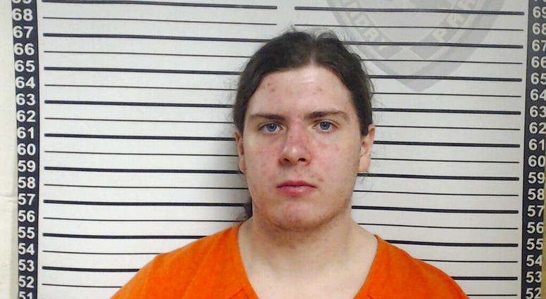 Holden Matthews, 21, was arrested Wednesday, April 10, 2019, in connection with suspicious fires at three historic black churches. (Louisiana Office of State Fire Marshal via AP) Holden Matthews, 21, was arrested Wednesday, April 10, 2019, in connection with suspicious fires at three historic black churches. (Louisiana Office of State Fire Marshal via AP)