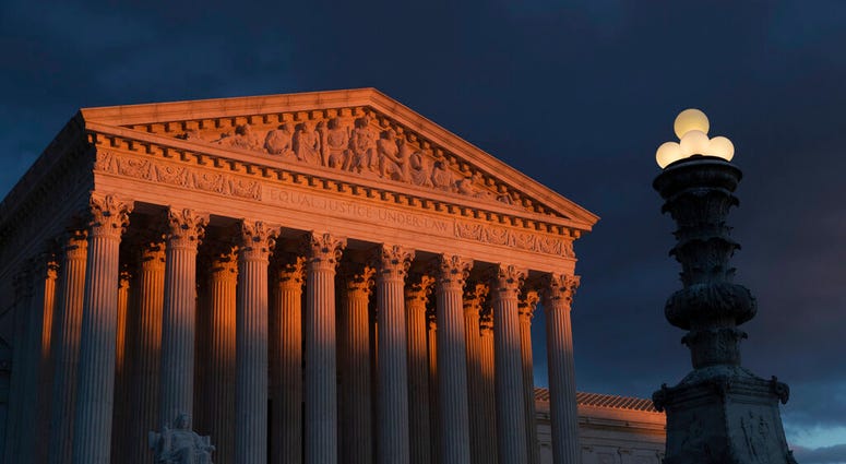 FILE - In this Jan. 24, 2019, file photo, the Supreme Court is seen at sunset in Washington. Vast changes in America and technology have dramatically altered how the census is conducted. (AP Photo/J. Scott Applewhite, File) FILE - In this Jan. 24, 2019, file photo, the Supreme Court is seen at sunset in Washington. Vast changes in America and technology have dramatically altered how the census is conducted. (AP Photo/J. Scott Applewhite, File)